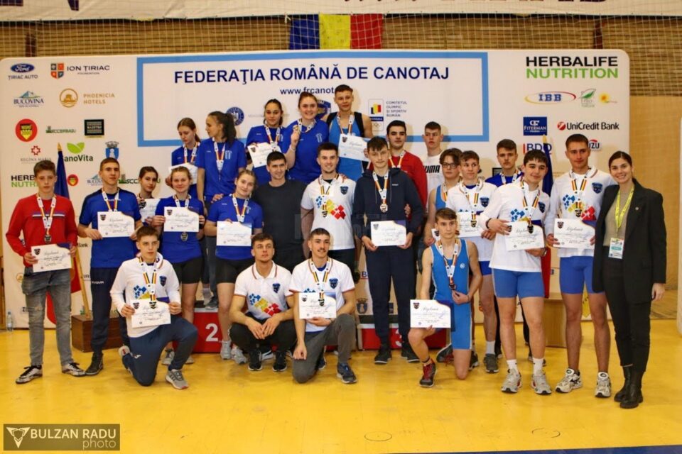 Canotorii de la CSM Suceava s-au remarcat la Nationalele de Ergometru