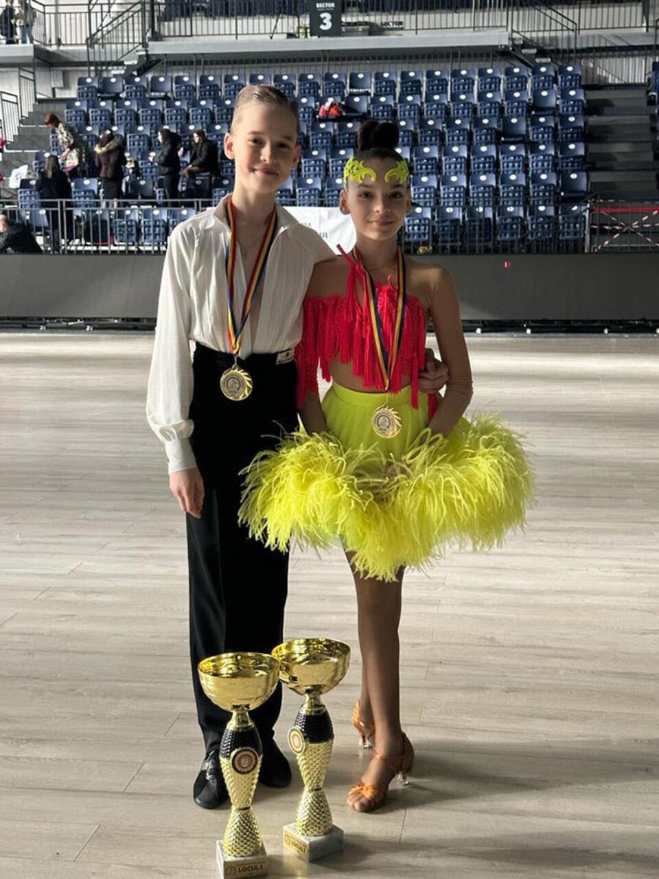 Titlul de Campioni Naționali la Dans Sportiv în anul 2023, la categoria Junior I, a ajuns la Suceava