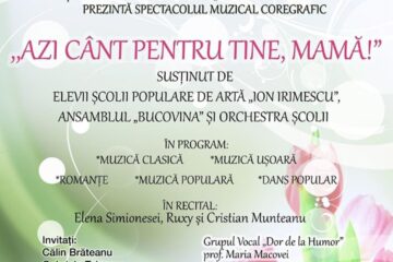 Spectacol muzical-coregrafic dedicat mamelor