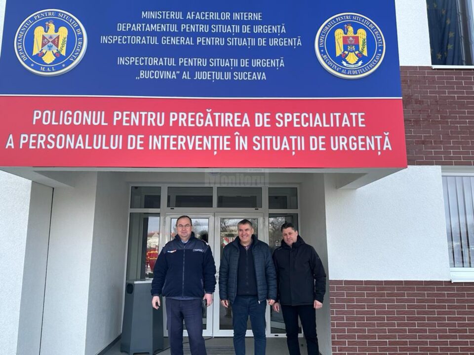 Noul centru de pregatire a pompierilor militari de la Siret
