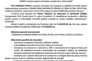 „PNRR: Fonduri pentru România modernă și reformată!”