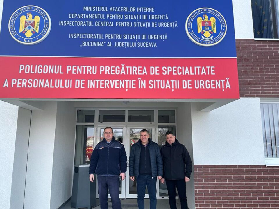 Noul centru de pregătire a pompierilor militari de la Siret