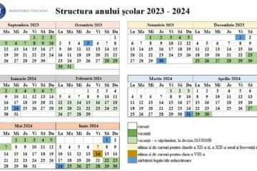 Anul școlar 2023 - 2024