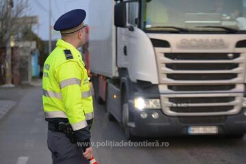 Cu permis fals, în PTF Siret, în drum spre România