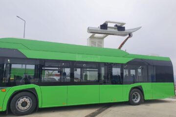 Parcul auto electric al TPL Suceava, completat cu ultimul autobuz Solaris