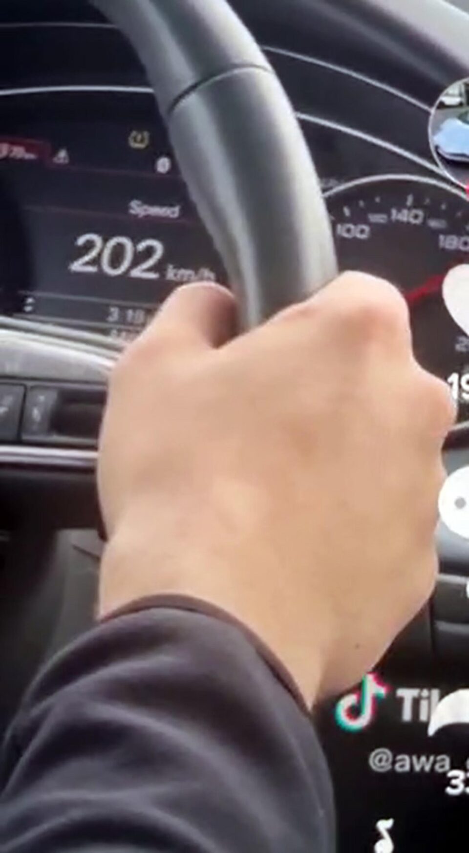 Viteza atinsă în timpul înregistrării