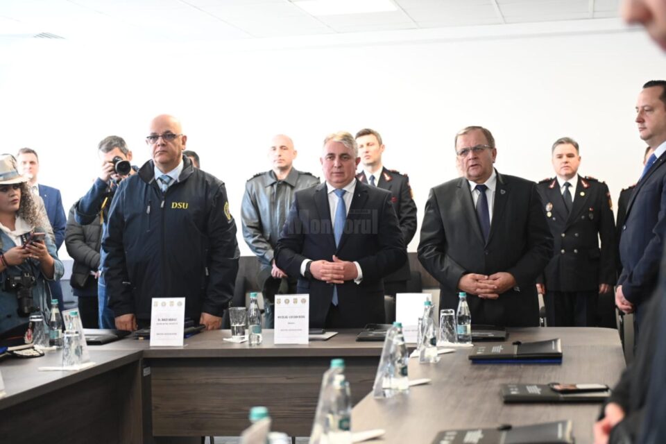 Ministrul Lucian Bode la poligonul de pregatire a pompierilor Siret