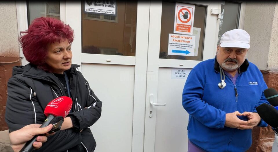 Doctorul Mihai Simu și mama tanarului decedat, Mihaela Linu