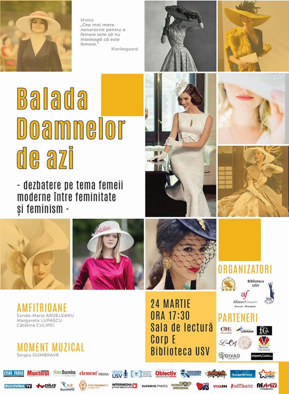 „Balada Doamnelor de azi”, dezbatere pe tema femeii moderne între feminitate și feminism