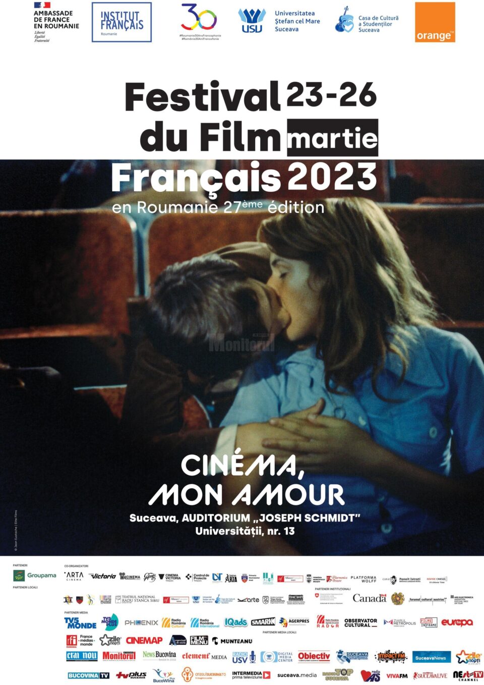 Șapte filme franceze remarcabile, la Auditoriumul „Joseph Schmidt” al USV