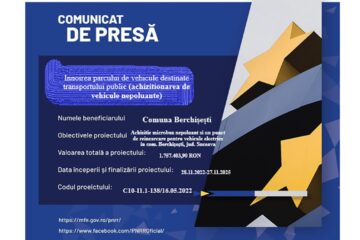 Achizitie microbus nepoluant și un punct de reincărcare pentru vechicule electrice în com. Berchișești, jud. Suceava