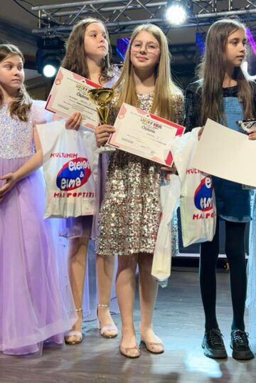 Elevi suceveni, pe podium la Festivalul de muzică „Lucky Kids”