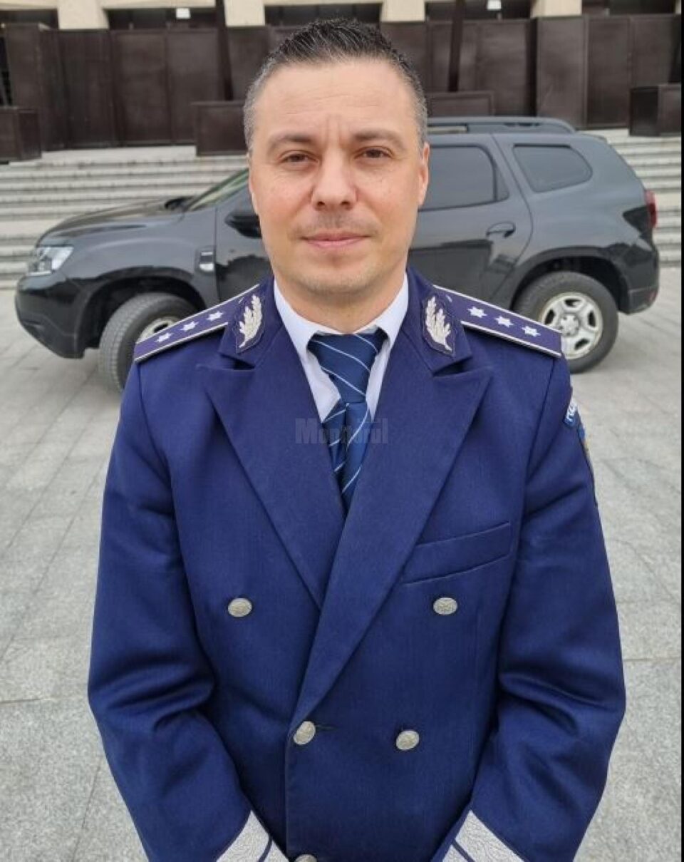 Comisarul-șef Ionuț Epureanu, din cadrul Inspectoratului de Poliție Județean Suceava