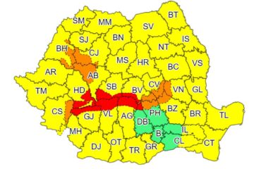 Meteorologii anunță vreme rea timp de trei zile