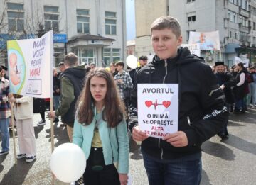 „Marșul pentru viață”, pe străzile din Fălticeni