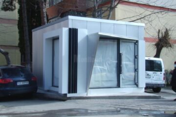Chioșcul construit pe strada Zorilor din municipiul Suceava