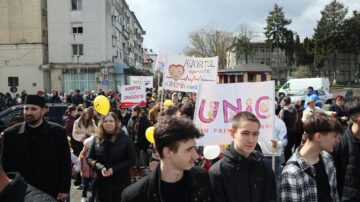 „Marșul pentru viață”, pe străzile din Fălticeni