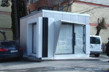 Chioșcul construit pe strada Zorilor