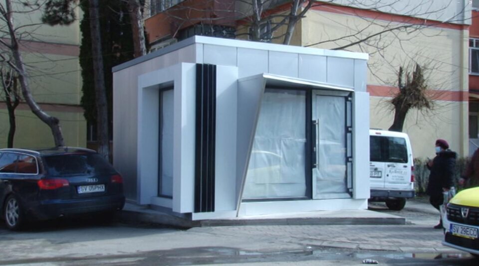 Chioșcul construit pe strada Zorilor