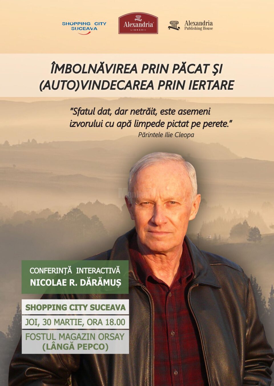 Îmbolnăvirea prin păcat și (auto)vindecarea prin iertare - conferință de Nicolae R. Dărămuș