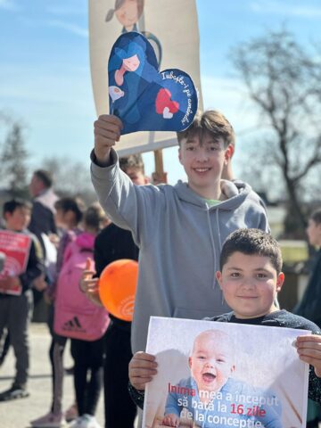 „Marșul pentru viață”, inițiat de Școala „George Tofan” Bilca