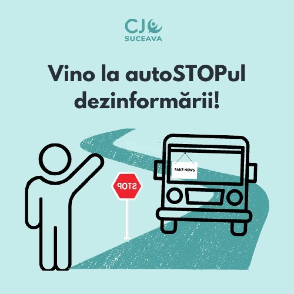 Consiliul Județean al Elevilor Suceava inițiază campania autoSTOPul dezinformării Consiliul Județean al Elevilor Suceava inițiază campania autoSTOPul dezinformării