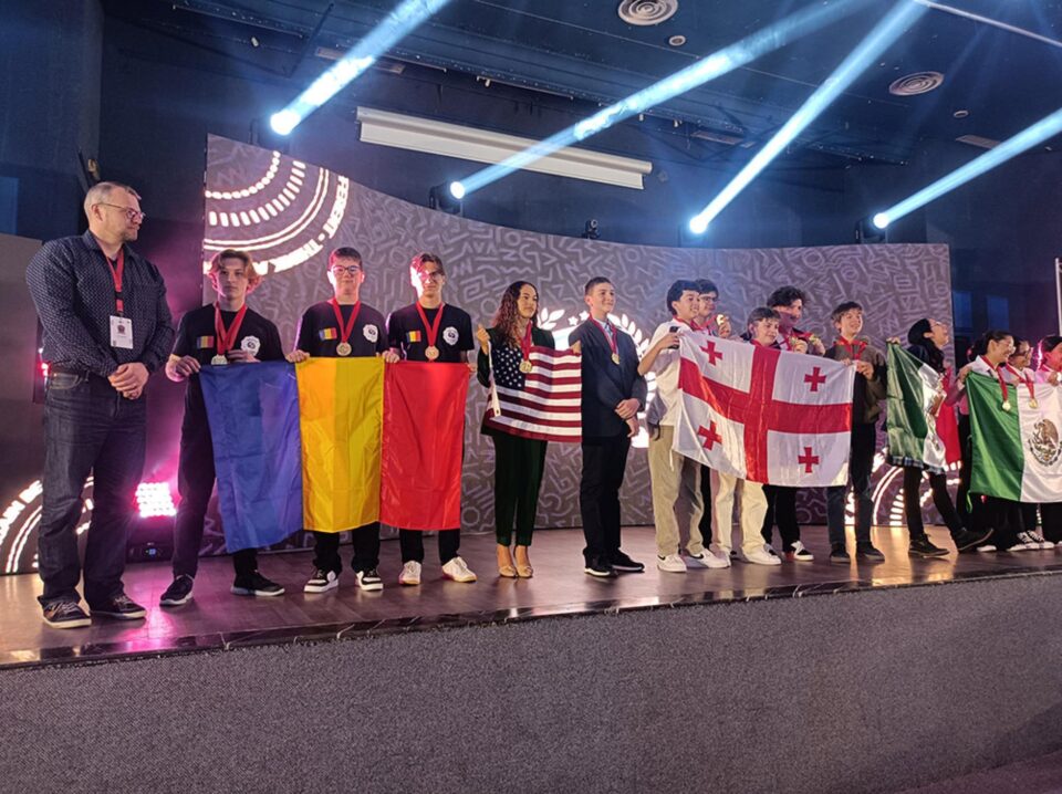 Pe podium, în Tunisia