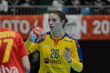 Anca Polocoșer este o prezență constantă la naționala de handbal feminin