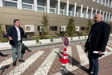 Managerul Alexandru Calancea si deputatul Emanuel Ungureanu