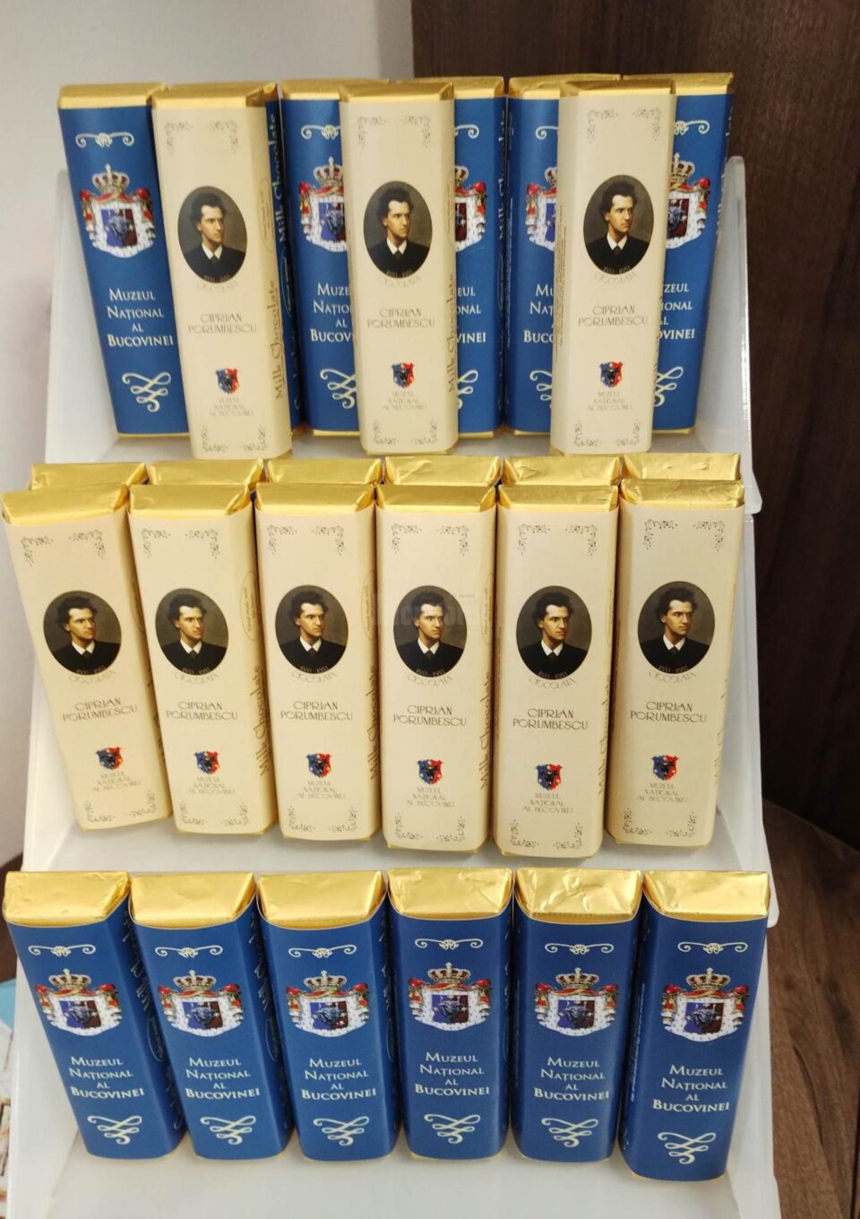 Magazinul de suveniruri al Muzeului de Istorie Suceava are la vânzare Ciocolata „Ciprian Porumbescu”