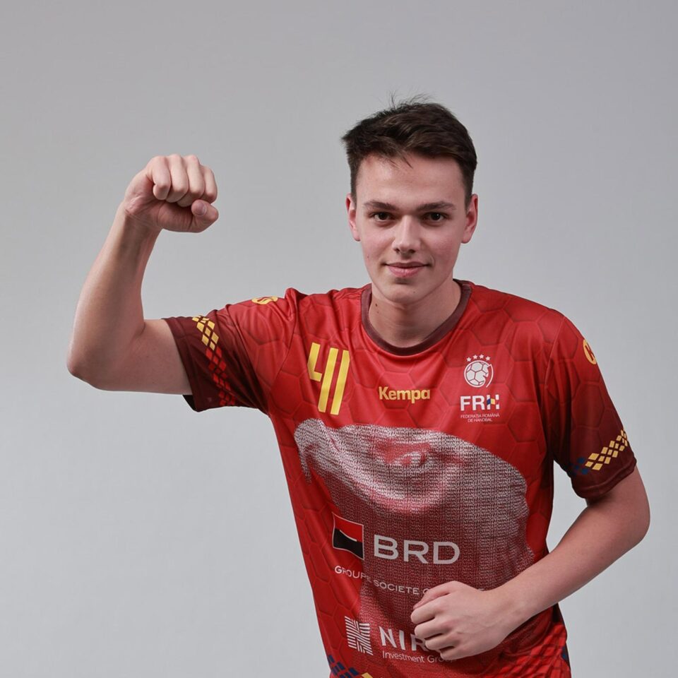 Daniel Stanciuc este mezinul echipei naționale de handbal a României