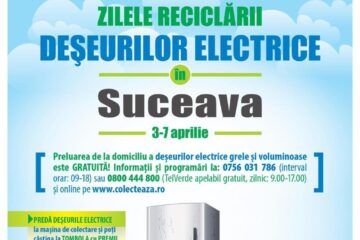 Zilele reciclării deșeurilor electrice în Suceava, cu ridicare gratuită și tombolă cu premii