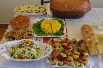 Participanții la festival au avut de degustat zeci de feluri de mâncăruri de post