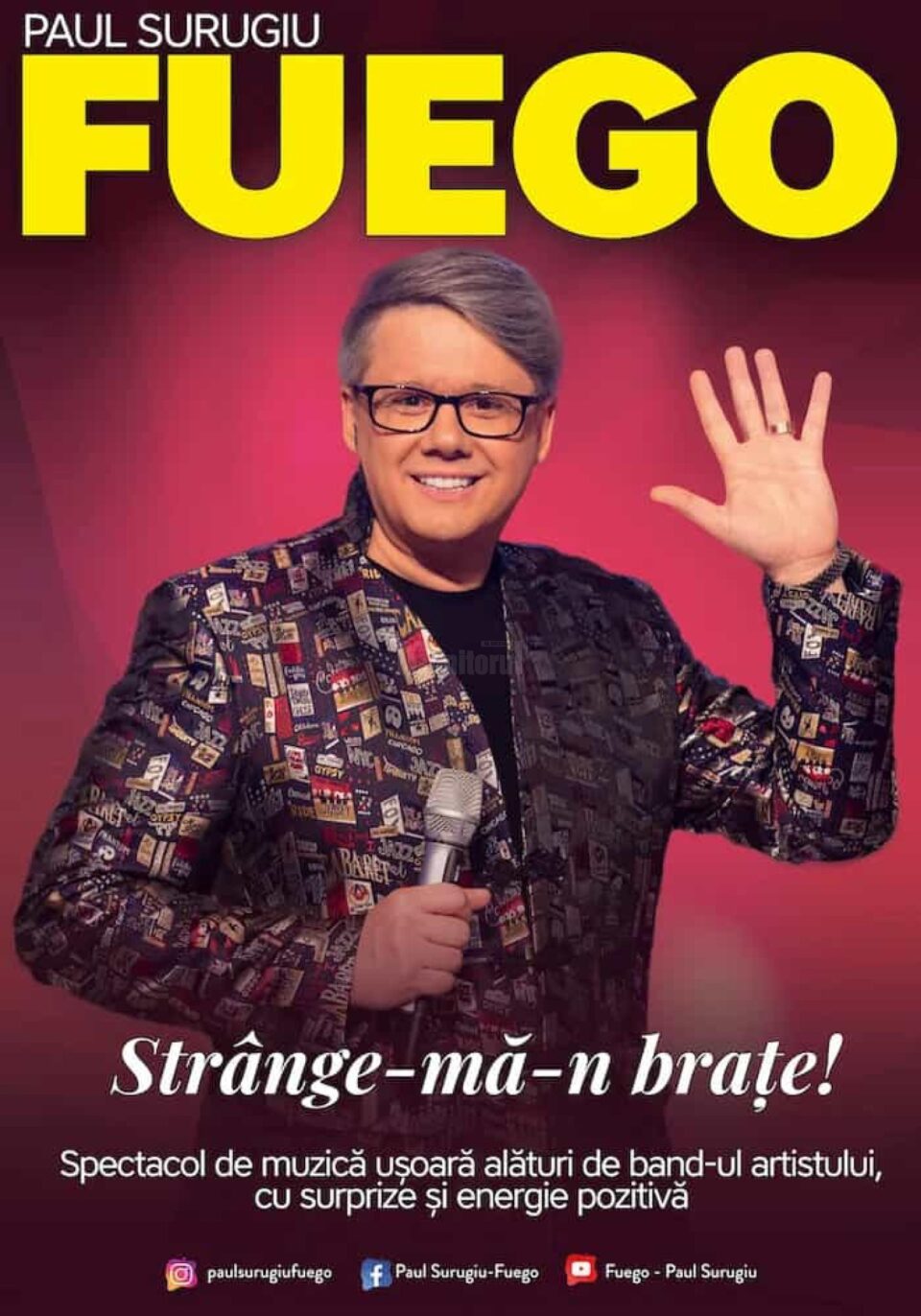 „Strânge-mă-n brațe!”, concert special de primăvară susținut de Fuego la Suceava