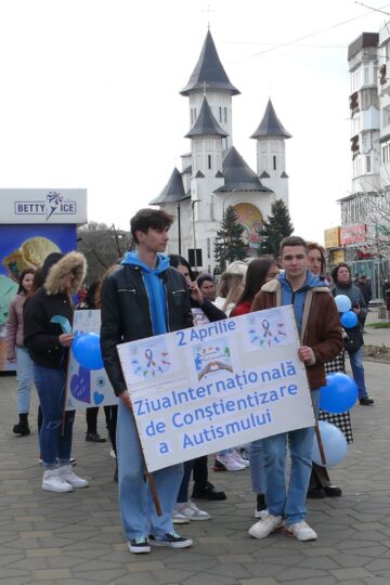 Marșul de Conștientizare a Autismului, la Fălticeni