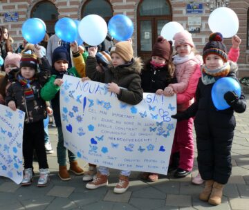 Marșul de Conștientizare a Autismului, la Fălticeni