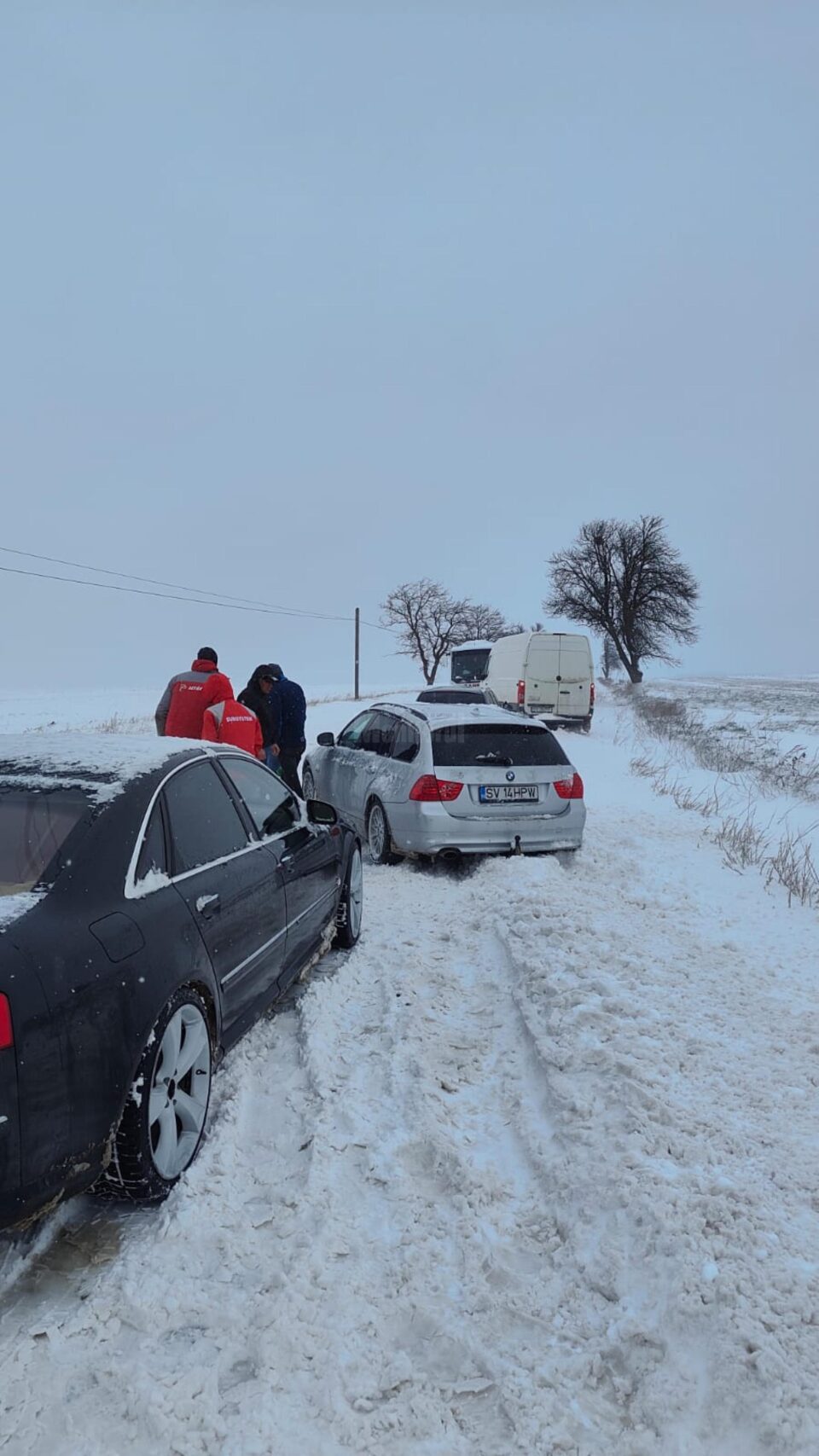 Trafic blocat între Iaslovăț și Milișăuți