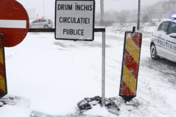 Circulația rutieră, închisă complet în județele vecine Botoșani și Iași FOTO digi24