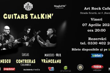 ”Guitars Talkin’ ”, un concert cu trei chitariști de marcă, vineri seara, în Suceava