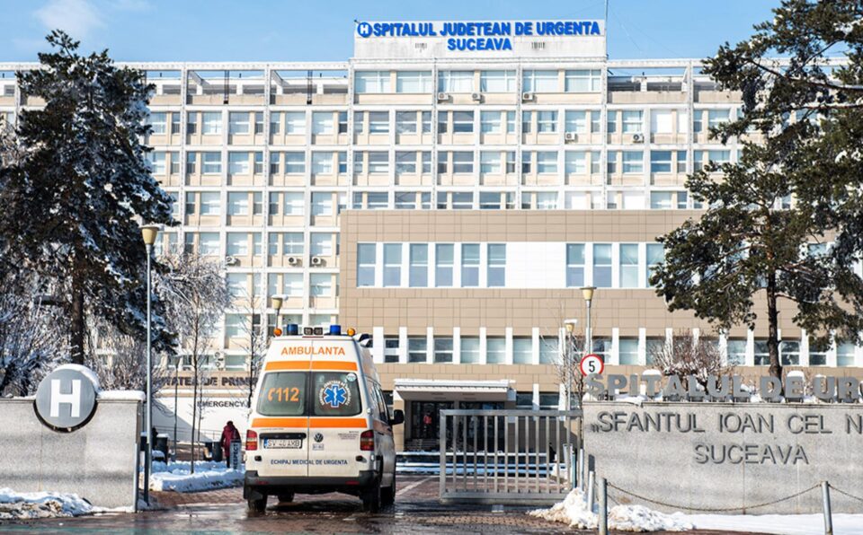 Femeia a fost transportată la Unitatea Primire Urgențe a Spitalului Județean Suceava