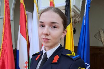 Eleva caporal Ecaterina Andreea David. Foto Laurențiu Sbiera