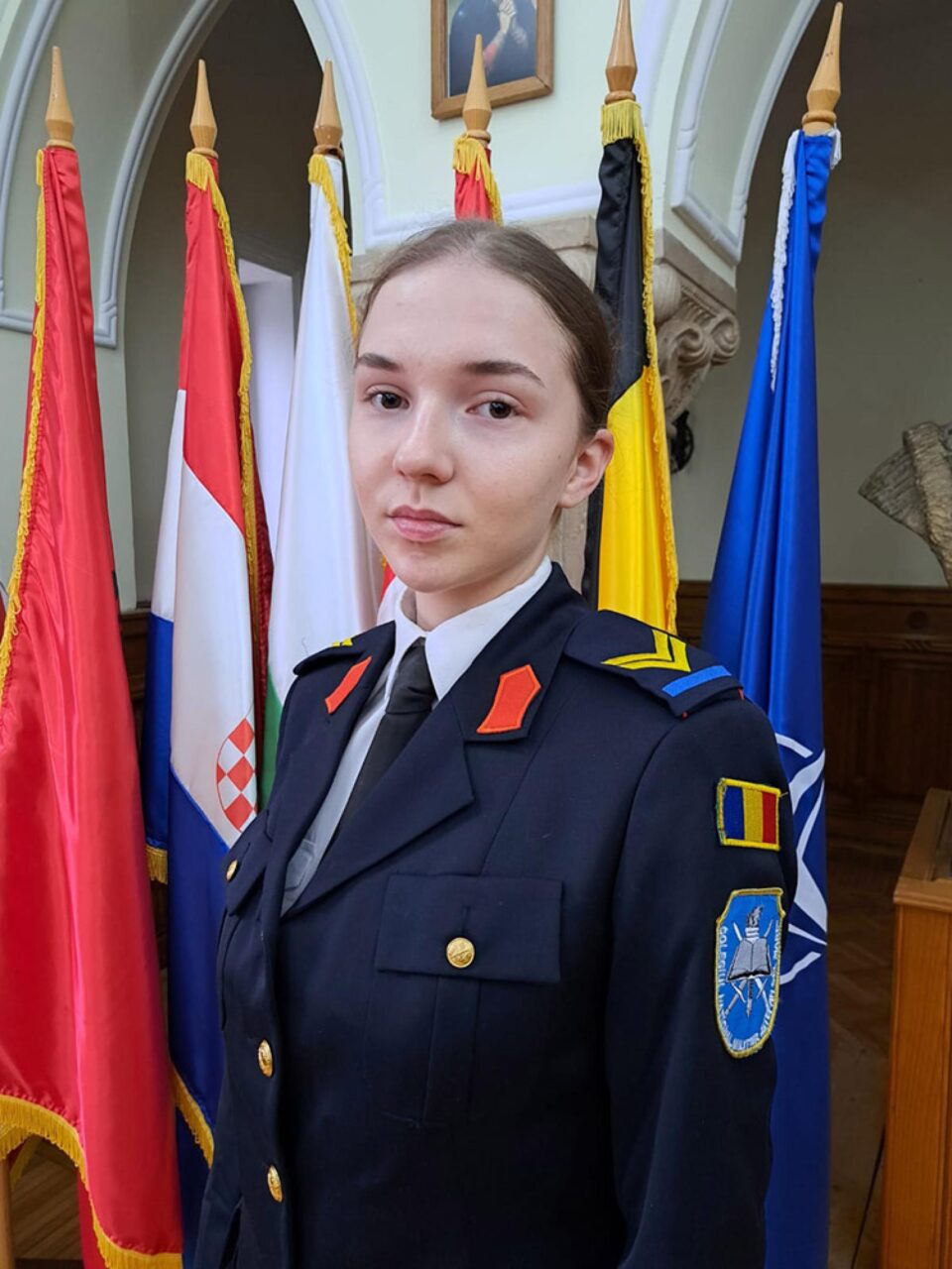 Eleva caporal Ecaterina Andreea David. Foto Laurențiu Sbiera