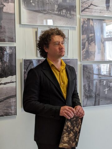 Curatorul expoziției, Cătălin D. Constantin