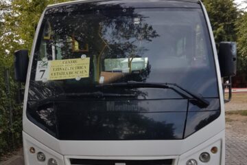 Microbuz TPL intre Cetate si Centru, pe linia 7, duminică, 16 aprilie, de Paște