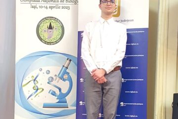 Teodor Cârloanță, elev în clasa a XI-a, la Colegiul Național „Dragoș Vodă”