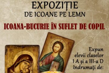 Expoziția „Icoana – Bucurie în suflet de copil”, la Teatrul „Matei Vișniec” Suceava