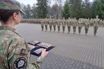 Olimpicii de la Colegiul Militar au fost înaintați în grad