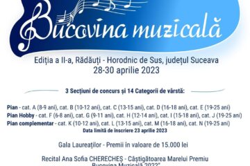 Concursul Internațional de Interpretare Pianistică „Bucovina Muzicală”, ediția a II-a