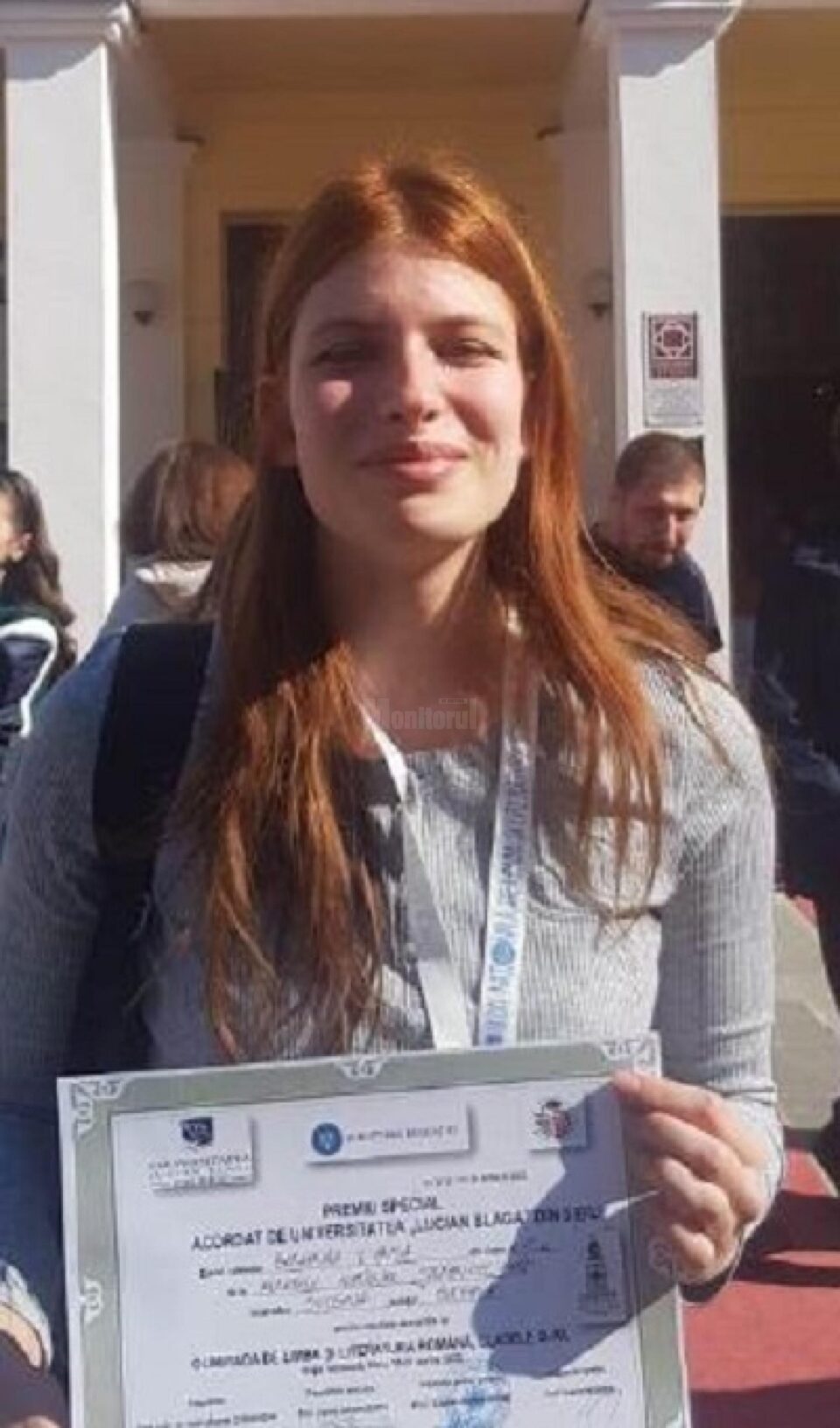 Premiantă la olimpiada de limba română