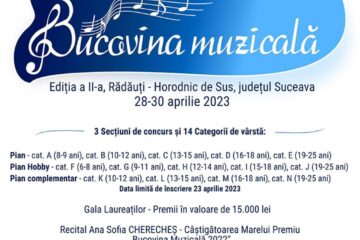 Concursul Internațional de Interpretare Pianistică „Bucovina Muzicală”, ediția a II-a